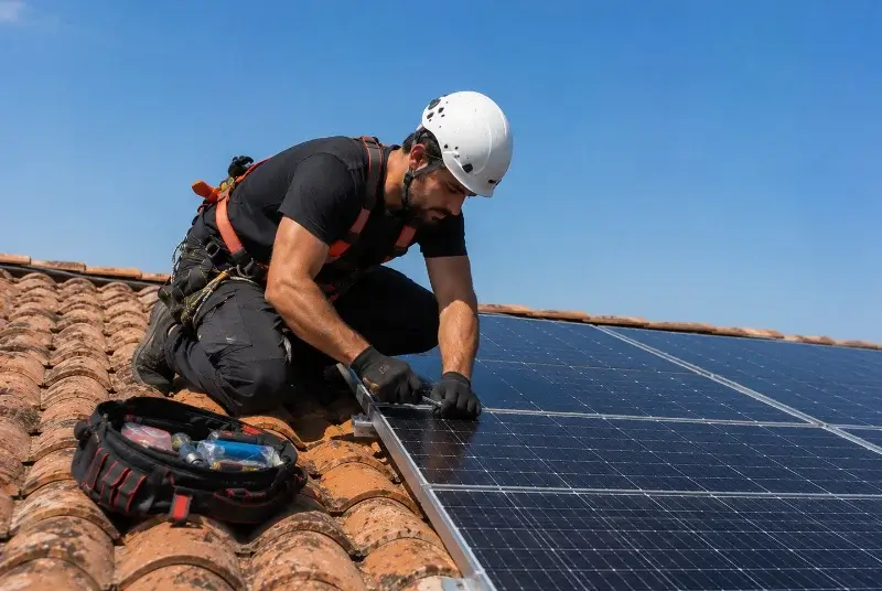 Maintenance et monitoring de panneaux solaires à Solaure en Diois